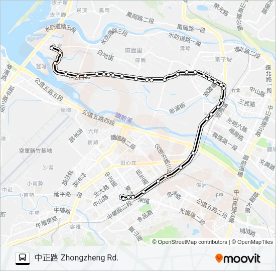 5601 Bus Line Map