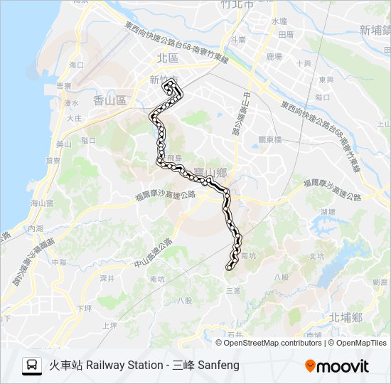 巴士5602的線路圖