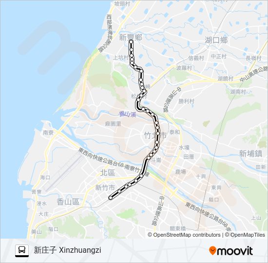 巴士5606的線路圖