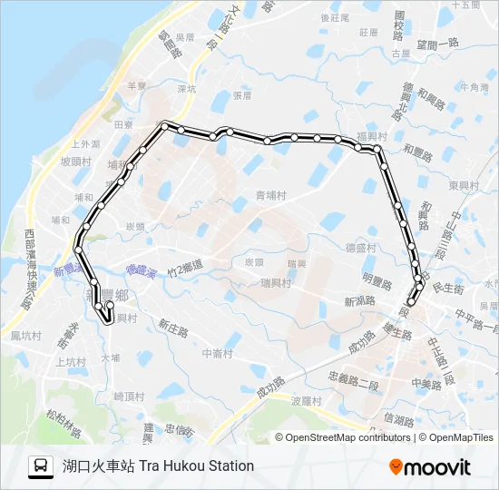 5611 Bus Line Map