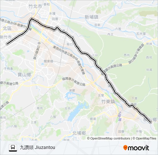 5614 bus Line Map