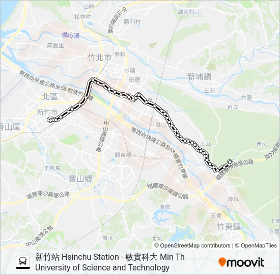 5615 Bus Line Map