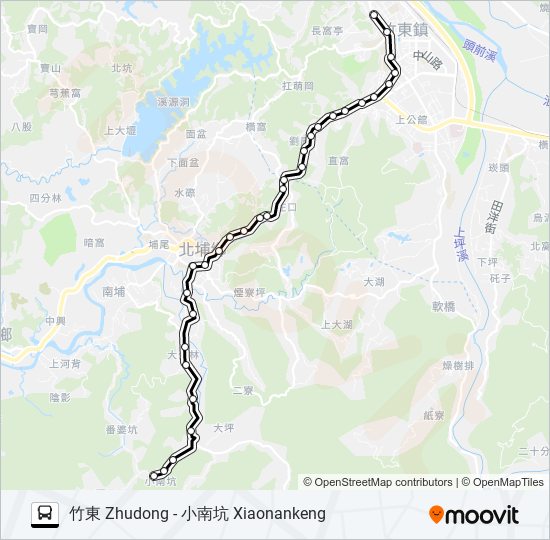 巴士5627的線路圖