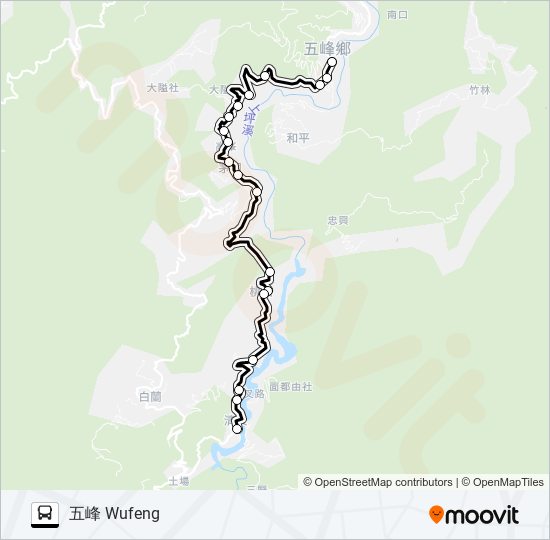 5629 bus Line Map