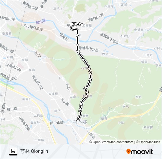 巴士5632的線路圖