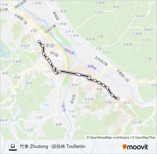 巴士5635的線路圖