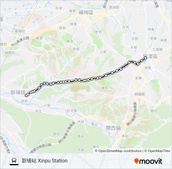 巴士5640的線路圖