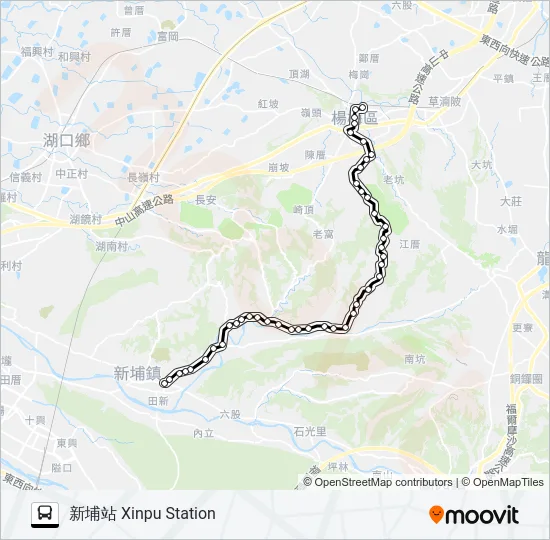 巴士5642的線路圖