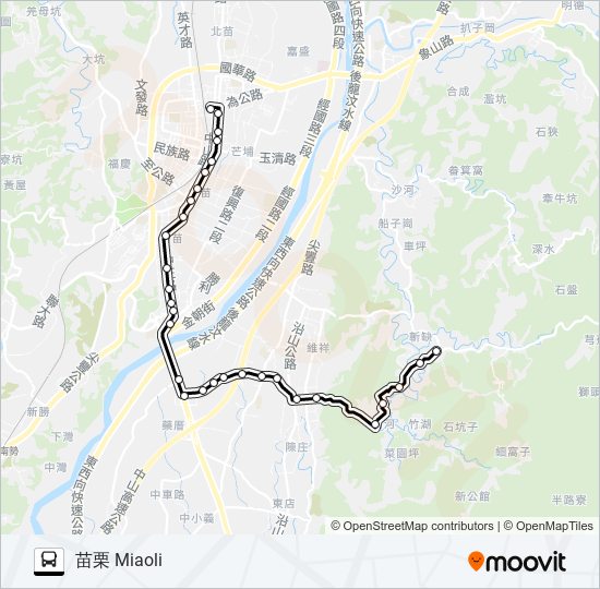 巴士5659的線路圖