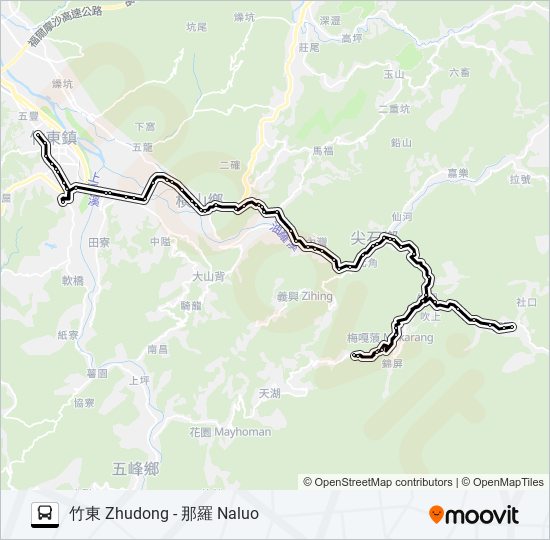 巴士5625A的線路圖