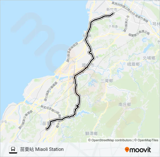 5801 Bus Line Map