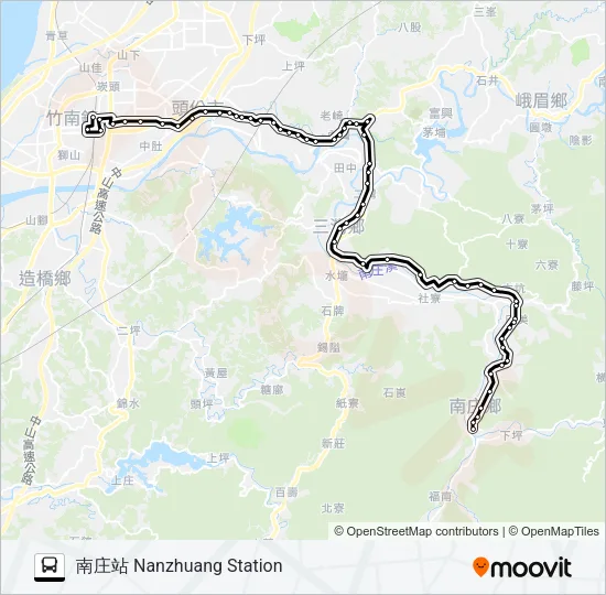 巴士5805的線路圖