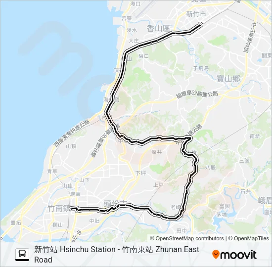 5823 Bus Line Map