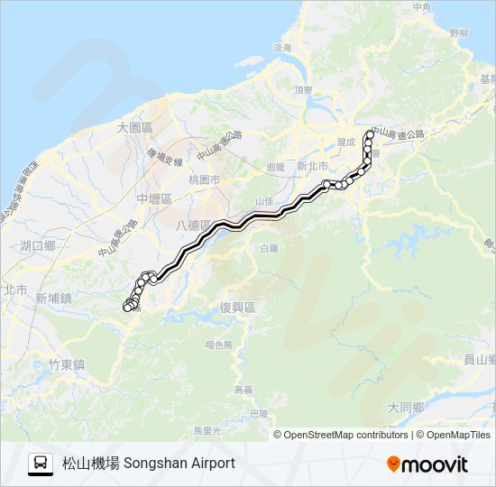 巴士5350的線路圖