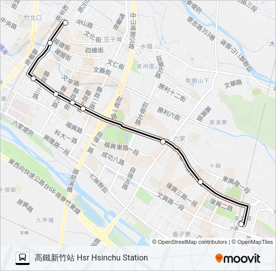 巴士5900的線路圖