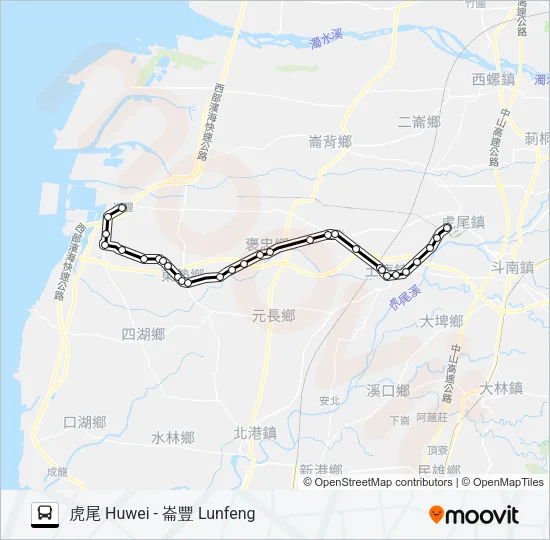 7109 Bus Line Map
