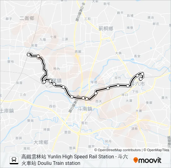 7122 Bus Line Map