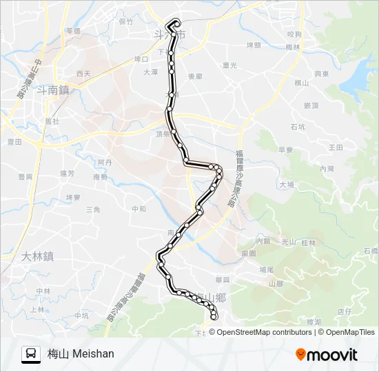 7126 Bus Line Map
