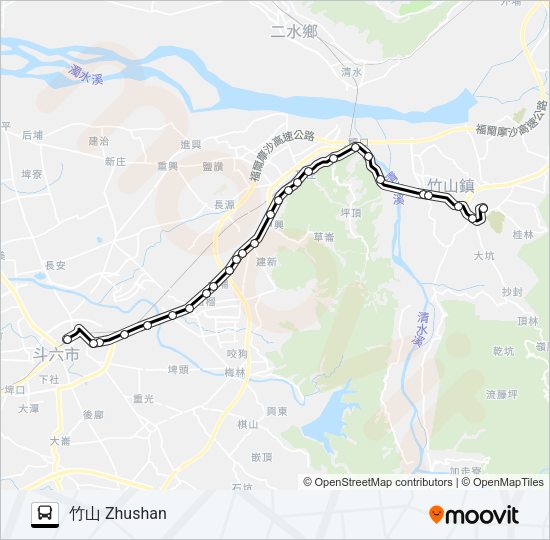 巴士7127的線路圖