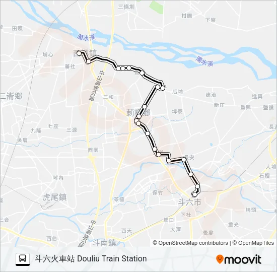 7132 Bus Line Map