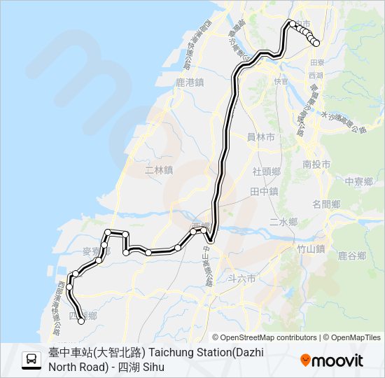 巴士9016的線路圖