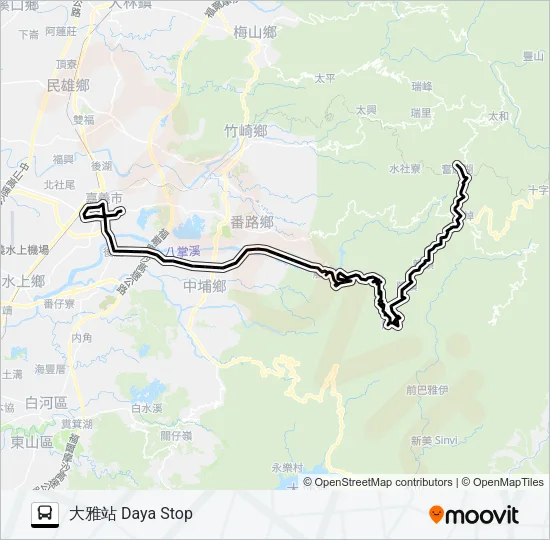 7302 Bus Line Map