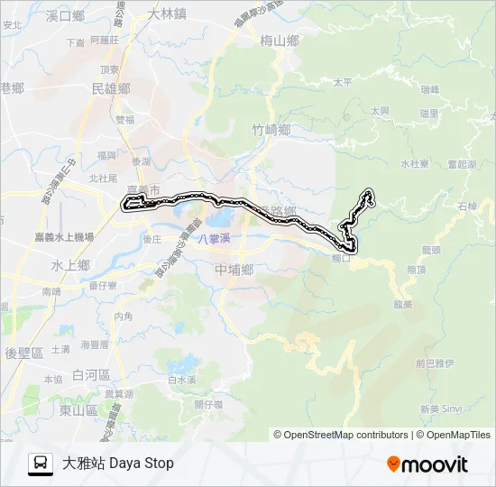 7318 Bus Line Map
