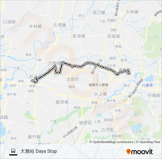 巴士7326的線路圖