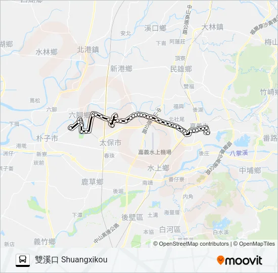 巴士7320A的線路圖
