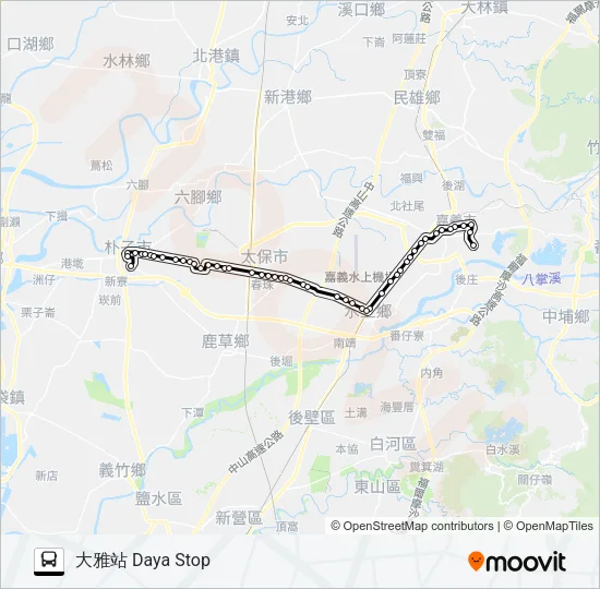 巴士7324H的線路圖