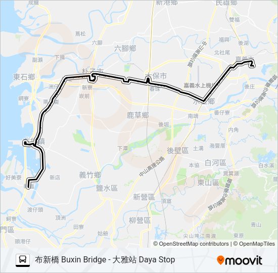 巴士7327K的線路圖
