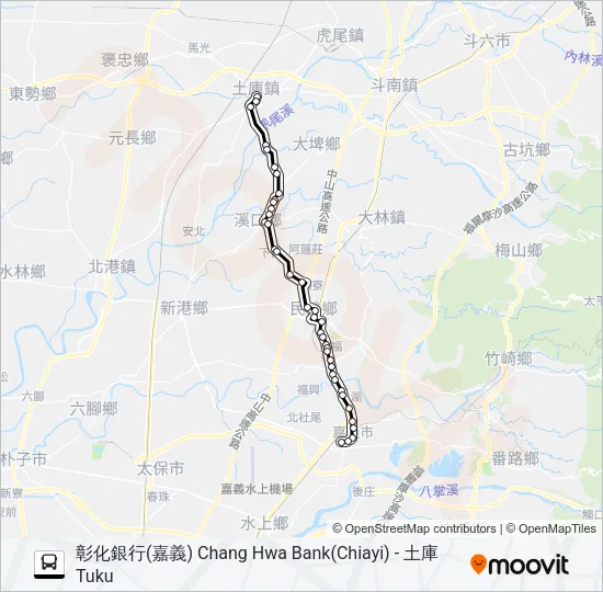 7203 Bus Line Map