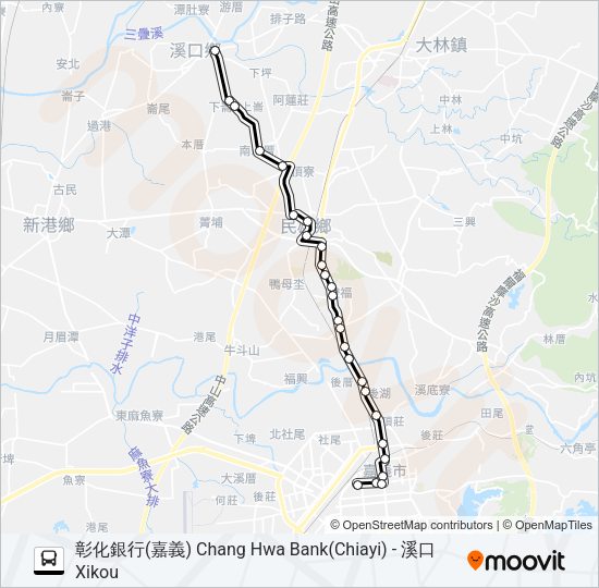 巴士7204的線路圖