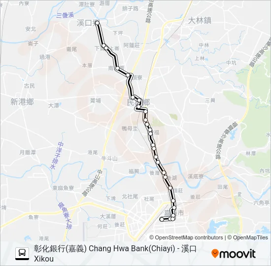 7204 Bus Line Map