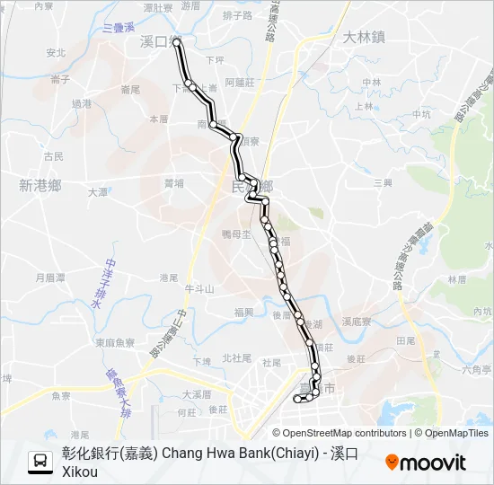 7204 Bus Line Map