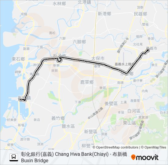 巴士7209的線路圖
