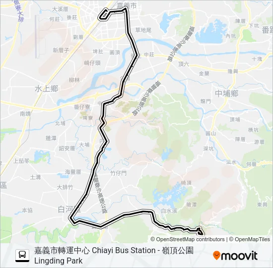 巴士7214的線路圖