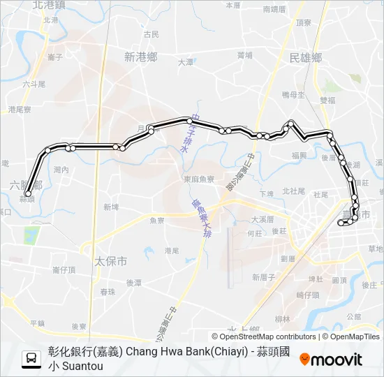 7217 Bus Line Map