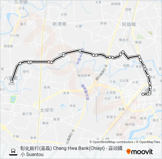 7217 Bus Line Map
