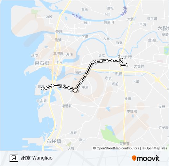 巴士7227的線路圖
