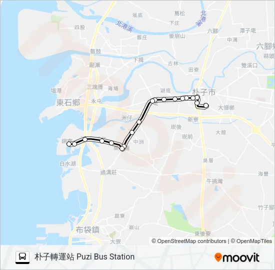 7227 Bus Line Map