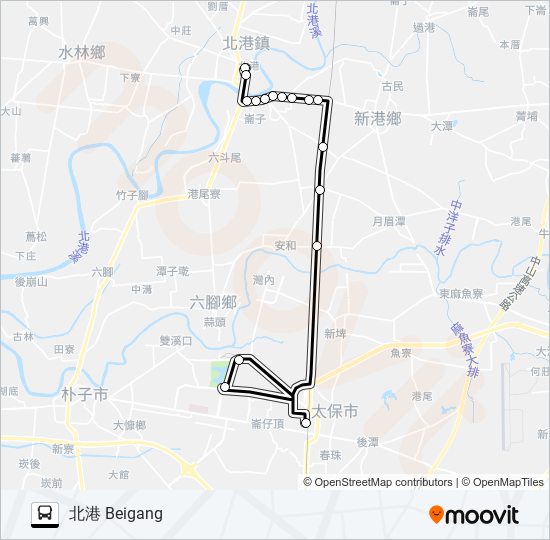 7235 bus Line Map