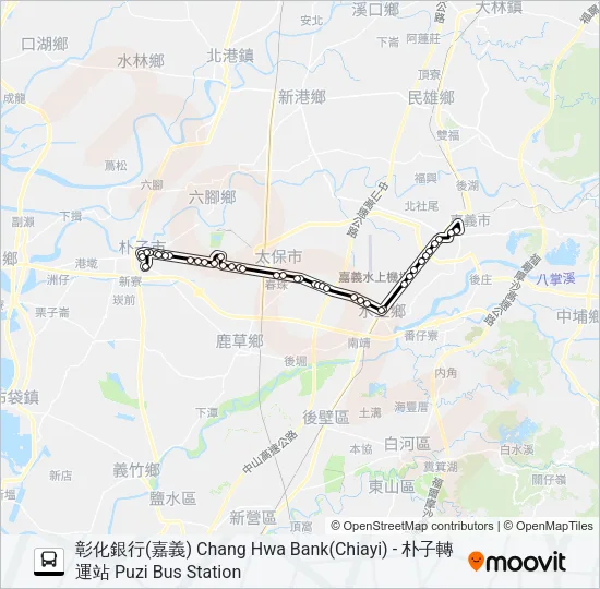 7205I Bus Line Map