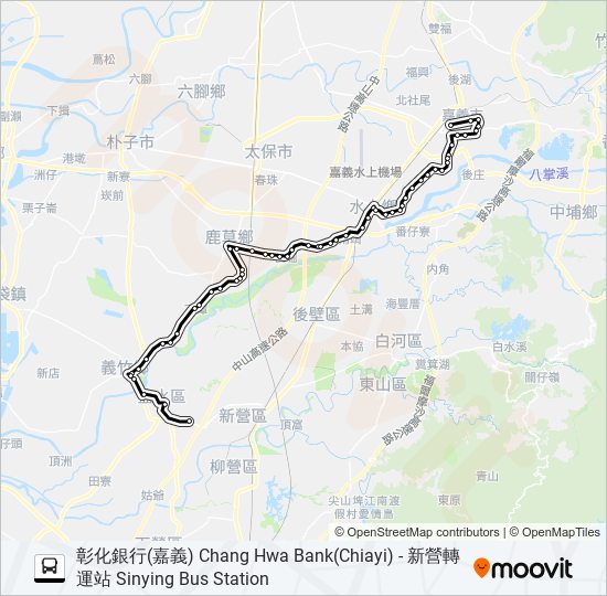 7208B bus Line Map