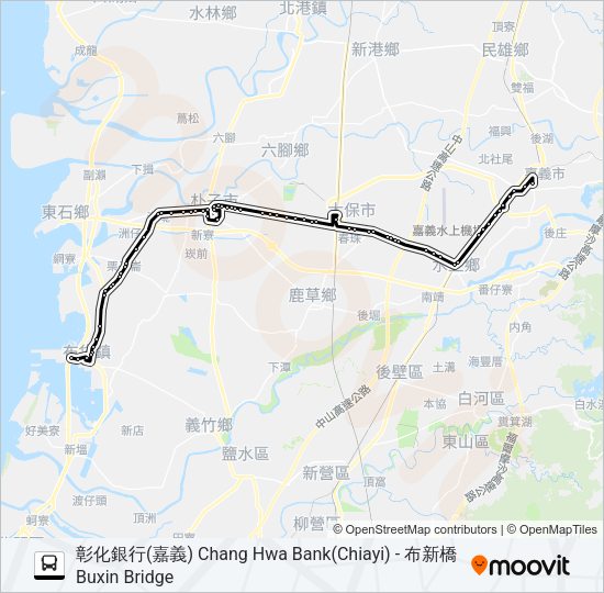 巴士7209H的線路圖
