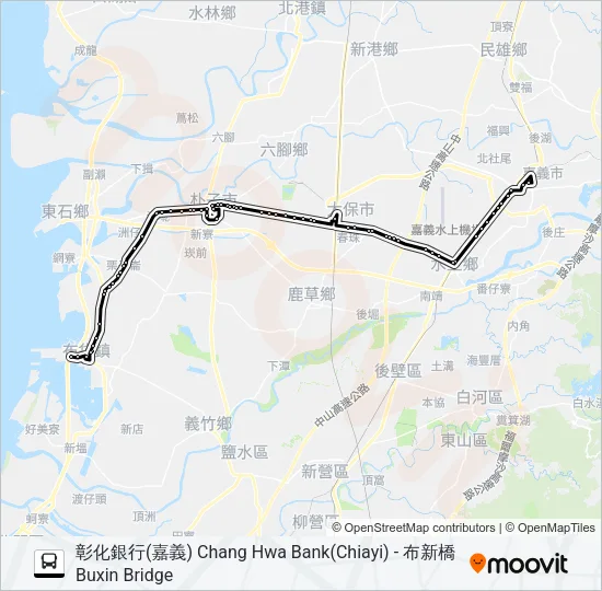 巴士7209H的線路圖
