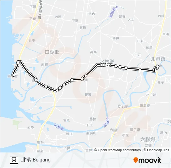 巴士7223A的線路圖