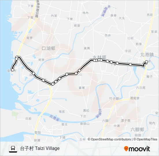 巴士7223A的線路圖