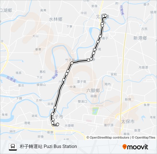 巴士7231A的線路圖