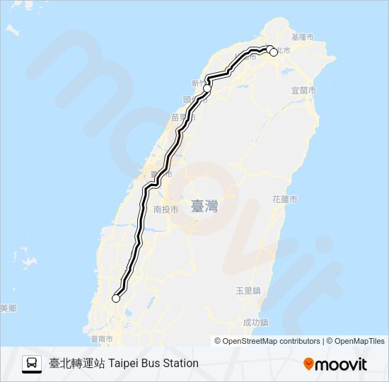 巴士7500J的線路圖